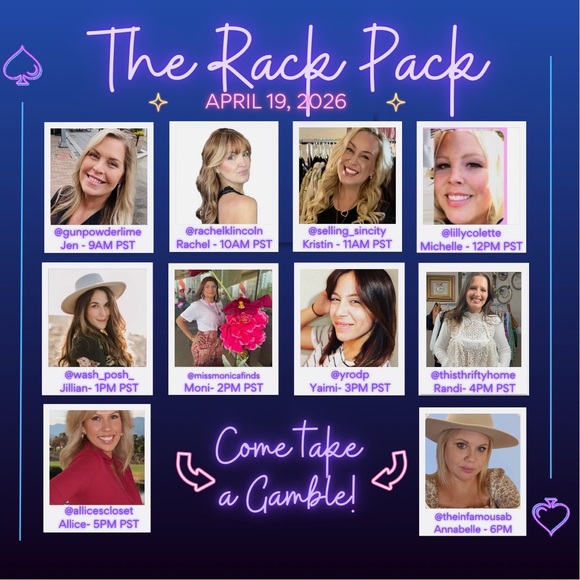 4/19 The Rack Pack LIVE! 🎲 ♠️ - Picture 1 of 11